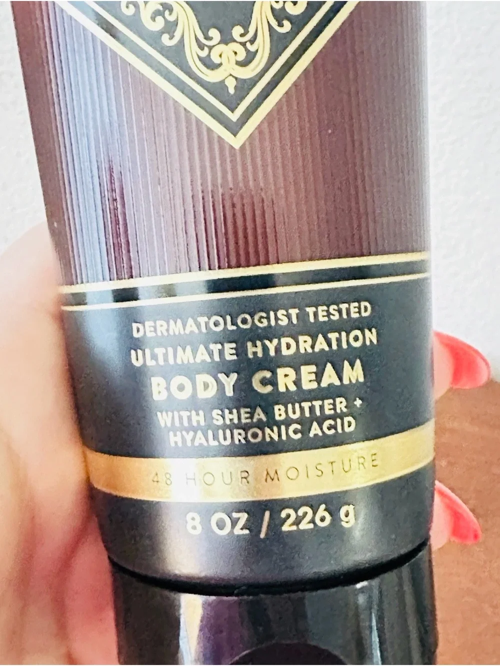 Bath & Body Works Bourbon Men's Moisturizing Body Cream - Red and Black